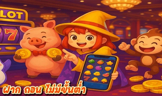 ฝาก ถอน ไม่มีขั้นต่ำ