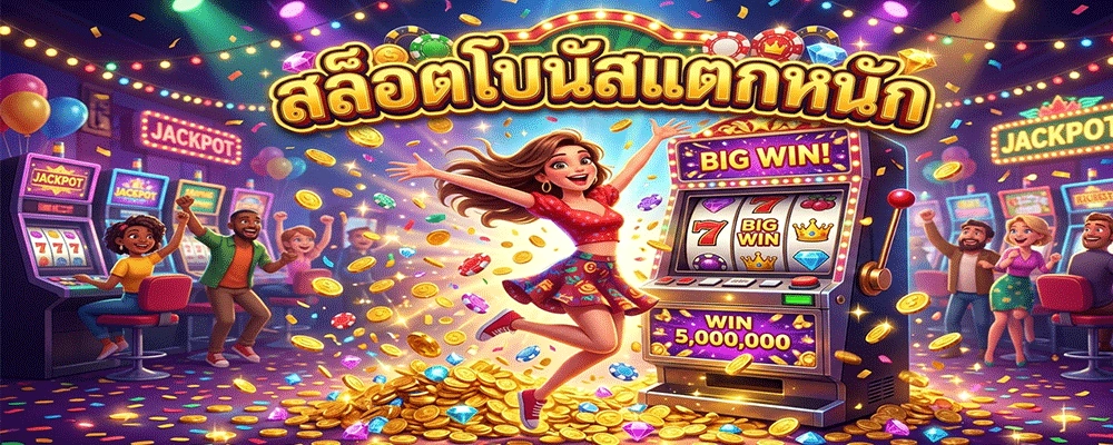 สล็อตโบนัสแตกหนัก