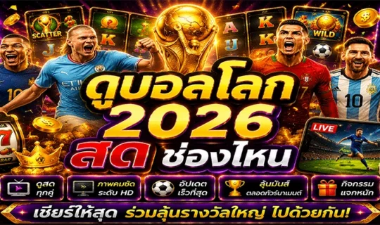 ดูบอลโลก 2026 สด ช่องไหน